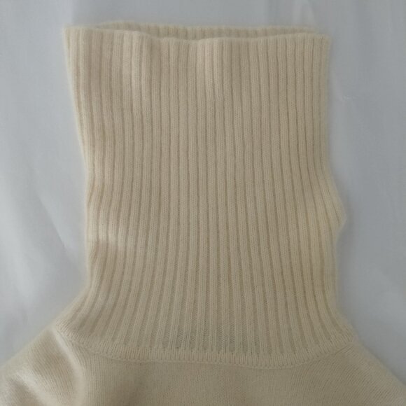 Elegant Cream Cowl Neck Sweater - Picture 9 of 15
